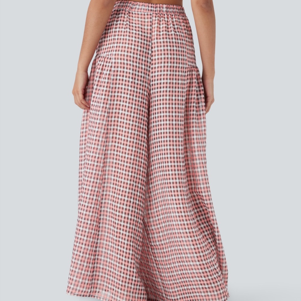 💖Halara High Waisted Pocket Wide Leg Flowy Plaid
Casual Pants - Picture 3 of 7